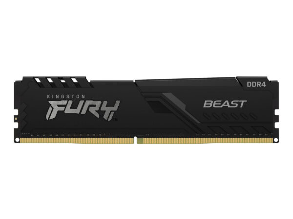 Kingston Technology FURY Beast 16GB 3733MT/s DDR4 CL19 DIMM 1Gx8 Black