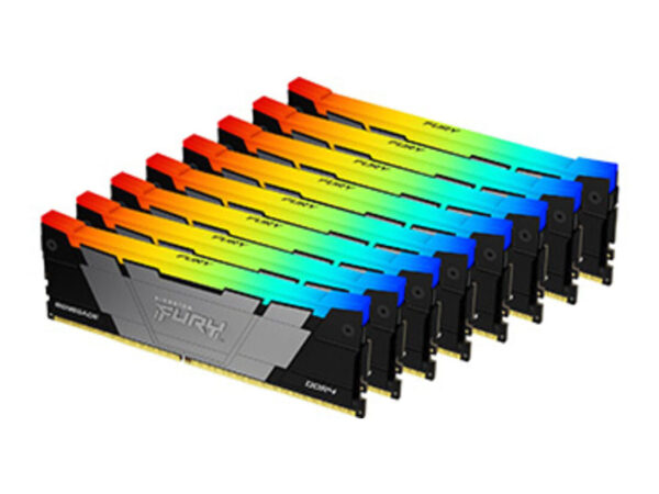 Kingston Technology FURY 256GB 3200MT/s DDR4 CL16 DIMM (Kit da 8) Renegade RGB