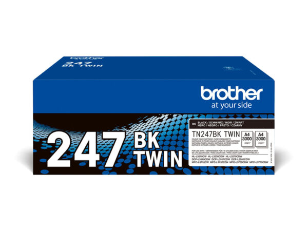 Brother TN-247BKTWIN cartuccia toner 2 pz Originale Nero