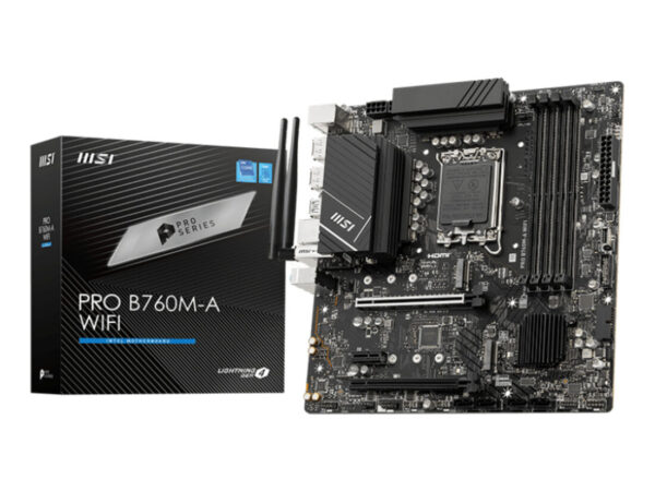 MSI PRO B760M-A WIFI scheda madre Intel B760 LGA 1700 micro ATX