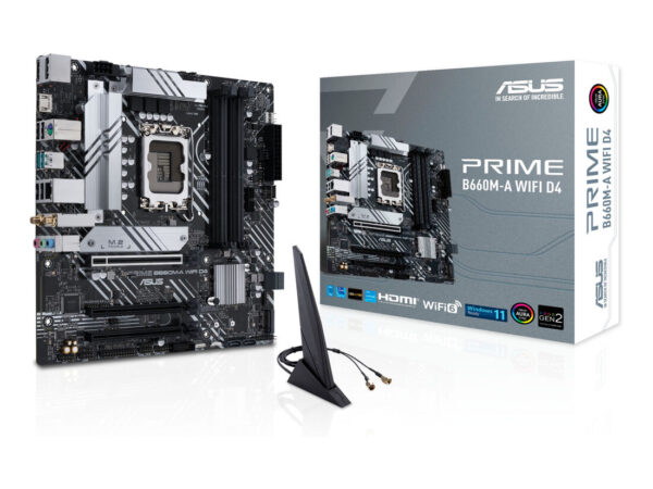 ASUS PRIME B660M-A WIFI D4 Intel B660 LGA 1700 micro ATX