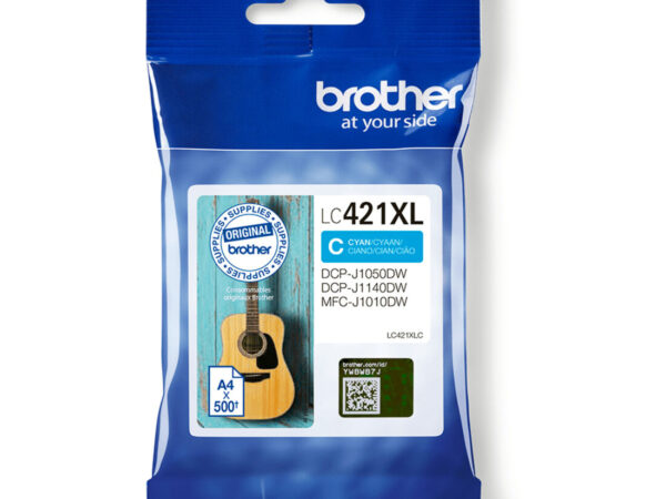 Brother LC-421XLC cartuccia d'inchiostro 1 pz Originale Resa elevata (XL) Ciano