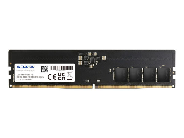 ADATA Premier memoria 16 GB 1 x 16 GB DDR5 4800 MHz Data Integrity Check (verifica integrità dati)