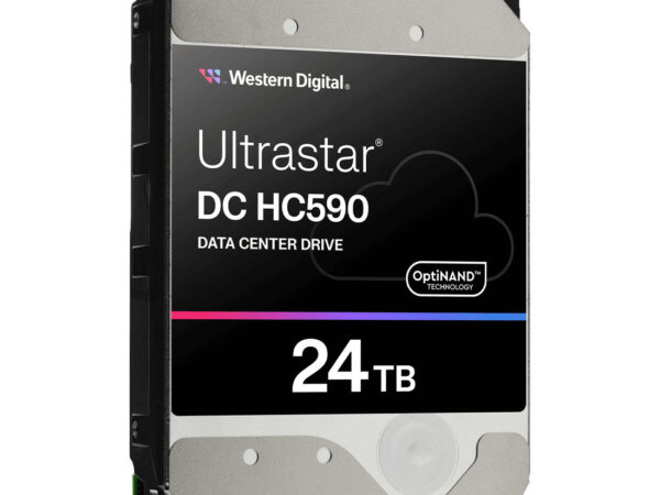 Western Digital DC HC590 disco rigido interno 24 TB 7200 Giri/min 3.5" SAS