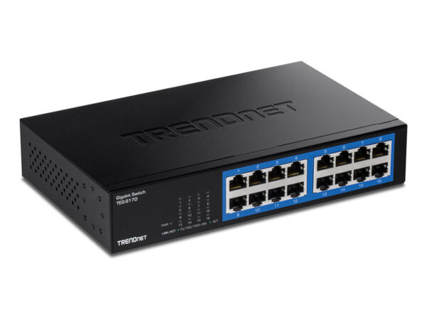 Trendnet TEG-S17D switch di rete Gigabit Ethernet (10/100/1000) Nero