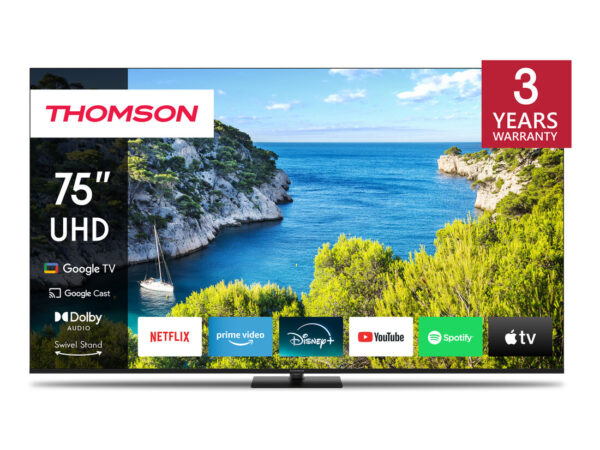 Thomson 75UG5C14 TV 190,5 cm (75") 4K Ultra HD Smart TV Wi-Fi Nero