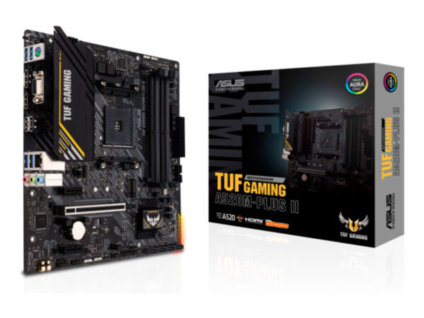 ASUS TUF GAMING A520M-PLUS II AMD A520 Socket AM4 micro ATX