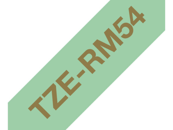 Brother TZE-RM54 nastro per etichettatrice Oro su colore menta