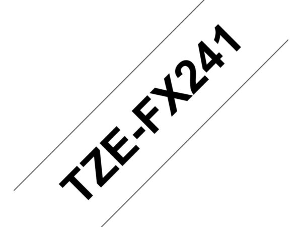 Brother TZE-FX241 nastro per etichettatrice Nero su bianco TZ