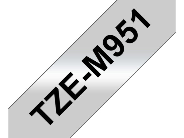 Brother TZE-M951 nastro per etichettatrice Nero su argento
