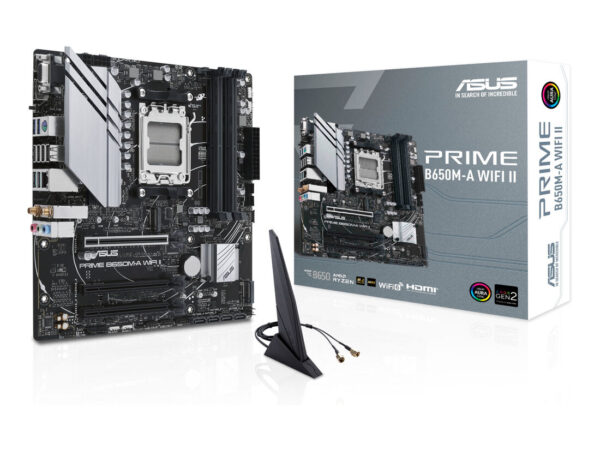 ASUS PRIME B650M-A WIFI II AMD B650 Socket AM5 micro ATX