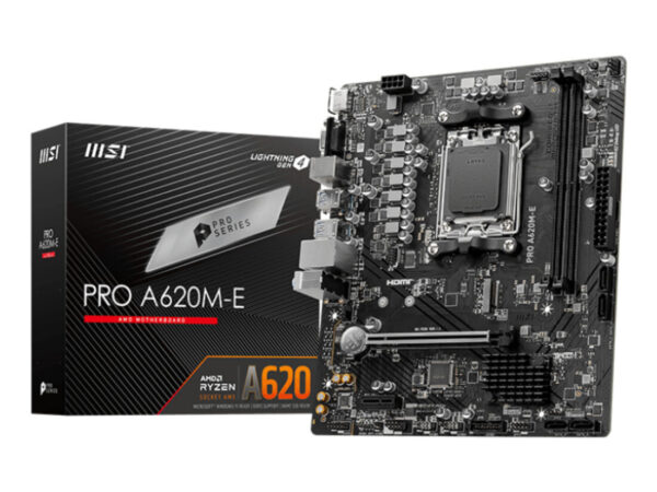 MSI PRO A620M-E scheda madre AMD A620 Socket AM5 micro ATX