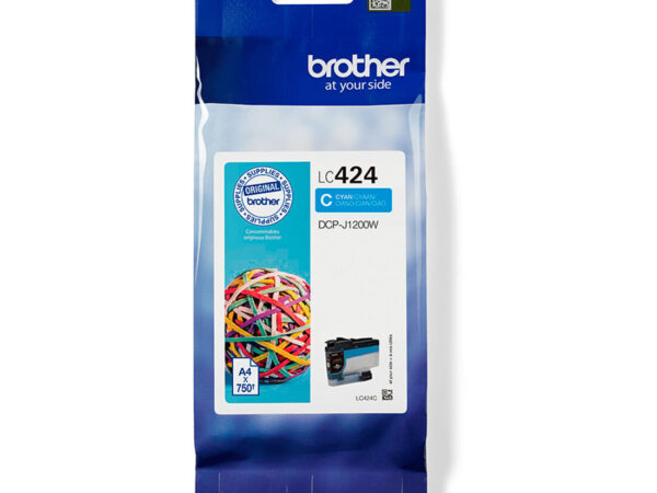 Brother LC424C cartuccia d'inchiostro 1 pz Originale Ciano