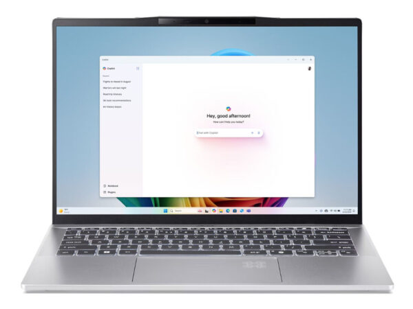 Acer Swift 14 AI SF14-61T-R9Z8 AMD Ryzen AI 9 365 Computer portatile 35,6 cm (14") Touch screen WUXGA 32 GB LPDDR5x-SDRAM 1 TB SSD Wi-Fi 7 (802.11be) Windows 11 Home Argento