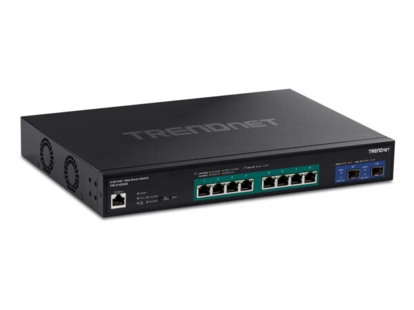 Trendnet TPE-3102WS switch di rete Gestito 2.5G Ethernet (100/1000/2500) Supporto Power over Ethernet (PoE) Nero