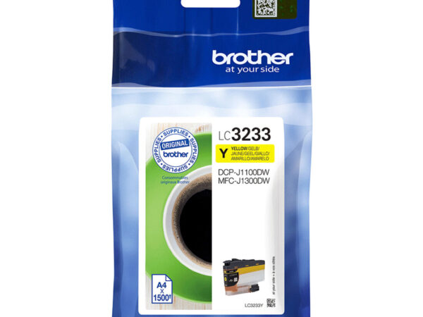 Brother LC3233Y cartuccia d'inchiostro 1 pz Originale Giallo