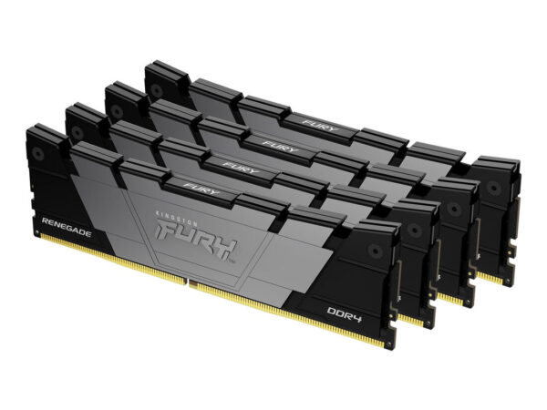 Kingston Technology FURY 128GB 3600MT/s DDR4 CL18 DIMM (Kit da 4) Renegade Black