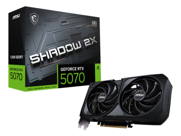 MSI GeForce RTX 5070 12G SHADOW 2X OC NVIDIA 12 GB GDDR7