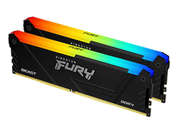 Kingston Technology FURY Beast 64GB 2666MT/s DDR4 CL16 DIMM (Kit da 2) RGB