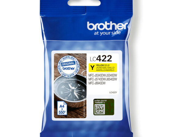 Brother LC-422Y cartuccia d'inchiostro 1 pz Originale Giallo