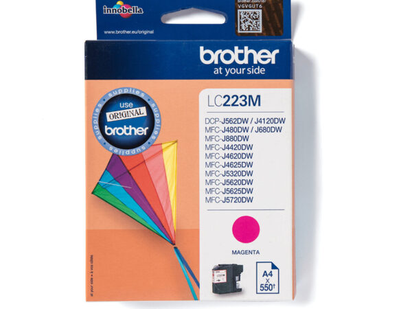 Brother LC223M cartuccia d'inchiostro 1 pz Originale Magenta