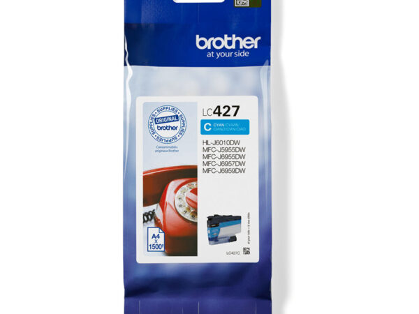 Brother LC427C cartuccia d'inchiostro 1 pz Originale Ciano