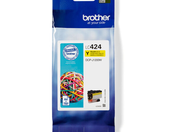 Brother LC424Y cartuccia d'inchiostro 1 pz Originale Giallo