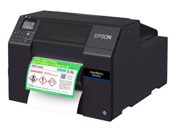 Epson ColorWorks D6500Pe stampante per etichette (CD) Trasferimento termico A colori 1200 x 1200 DPI 85 mm/s Cablato Collegamento ethernet LAN