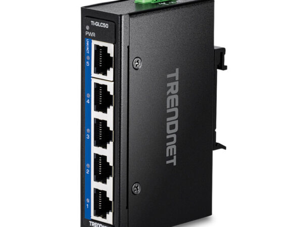 Trendnet TI-GLC50 switch di rete Non gestito Gigabit Ethernet (10/100/1000) Nero