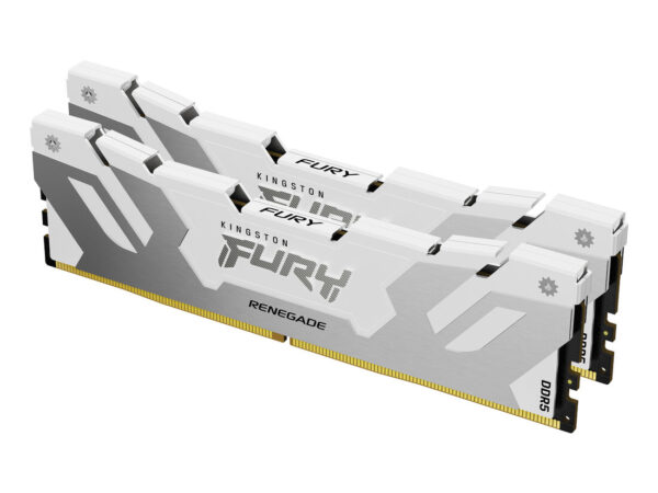 Kingston Technology FURY 64GB 6400MT/s DDR5 CL32 DIMM (Kit da 2) Renegade White XMP