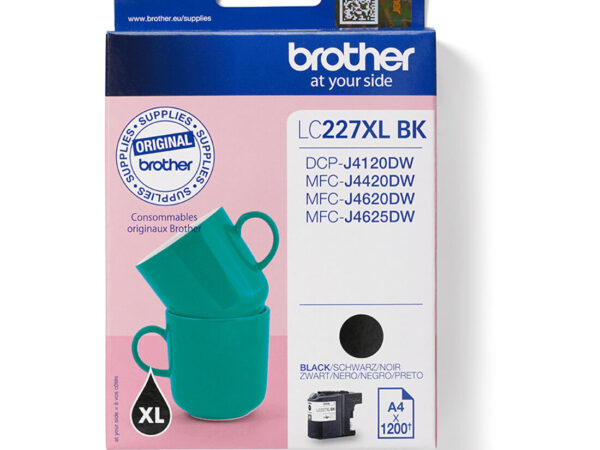 Brother LC227XLBK cartuccia d'inchiostro 1 pz Originale Nero