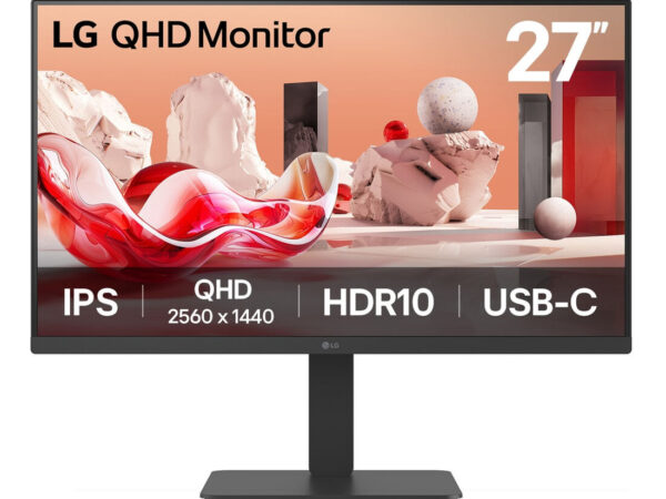 LG 27BA65QB-B.AEU Monitor PC 68,6 cm (27") 2560 x 1440 Pixel Wide Quad HD LED Nero