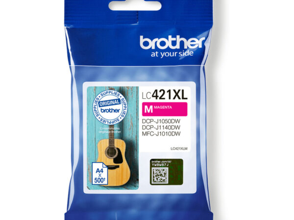 Brother LC-421XLM cartuccia d'inchiostro 1 pz Originale Resa elevata (XL) Magenta