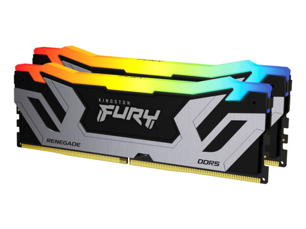 Kingston Technology FURY 48GB 8400MT/s DDR5 CL40 CUDIMM (Kit da 2) Renegade RGB Silver XMP