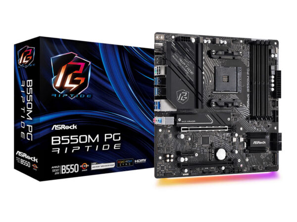 Asrock B550M PG Riptide AMD B550 Socket AM4 micro ATX