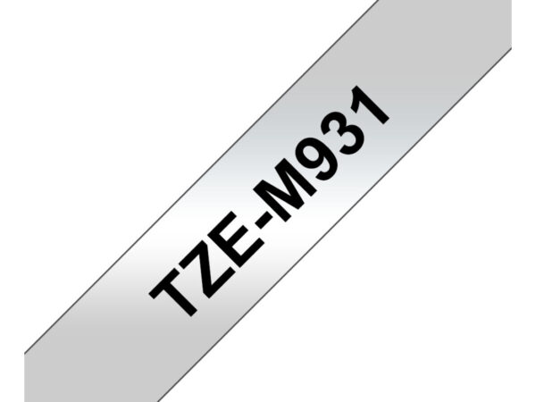 Brother TZE-M931 nastro per etichettatrice Nero su argento