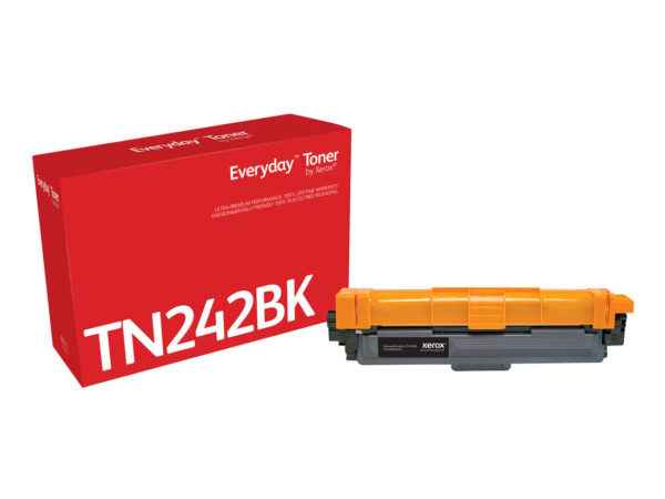 Everyday Toner  di Xerox Nero compatibile con Brother TN242BK, Capacità standard