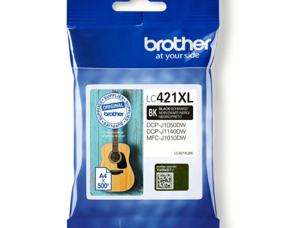 Brother LC421XLBK cartuccia d'inchiostro 1 pz Originale Nero