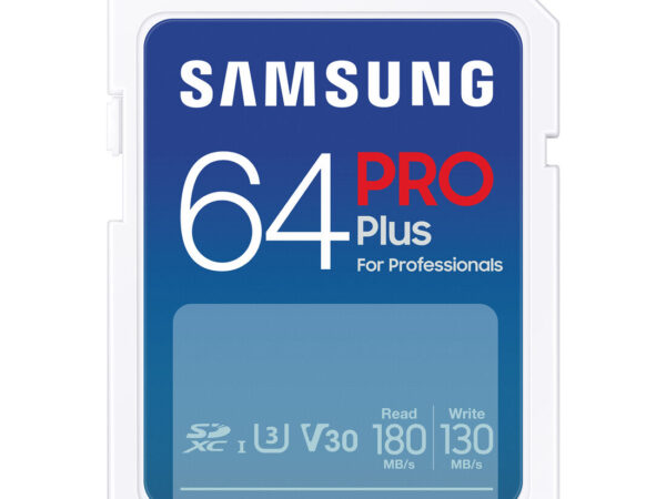 Samsung PRO Plus SD Card - Scheda di memoria 64GB (2023)