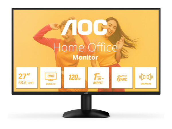 AOC B3 Q27B35S3 Monitor PC 68,6 cm (27") 2560 x 1440 Pixel Quad HD LED Nero