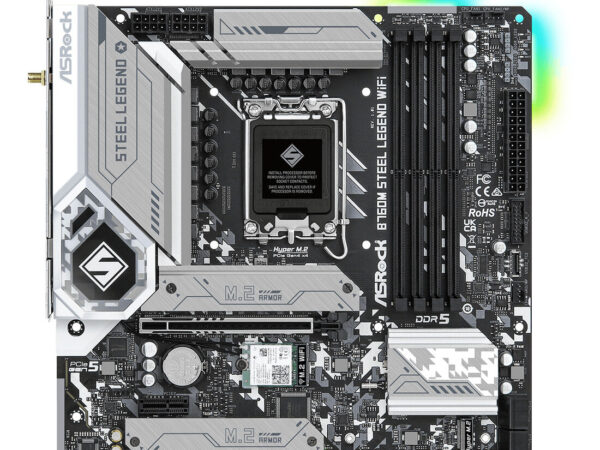 Asrock B760M Steel Legend WiFi Intel B760 LGA 1700 micro ATX