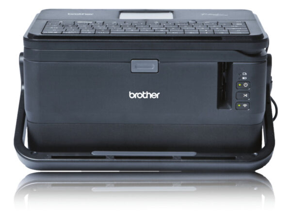 Brother PT-D800W stampante per etichette (CD) Trasferimento termico 360 x 360 DPI 60 mm/s Con cavo e senza cavo TZe Wi-Fi QWERTY