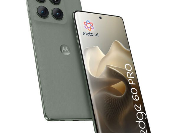 Motorola edge 60 pro con Moto AI (12/512GB, Fotocamera 50+50+10MP, selfie 50MP, Display 6.67" pOLED 120Hz, MediaTek Dimensity 8350, batteria 6000mAh, ricarica 90W, Android 15), PANTONE Shadow