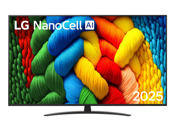 LG NanoCell AI 65NANO81A6A TV Serie NANO81 65" 4K, α7 Gen8, HDR10, 20W, 3 HDMI con Game Optimizer, Smart TV WebOS 25