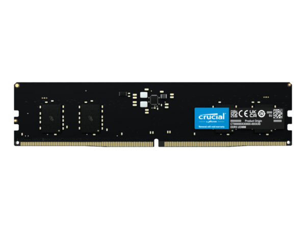 Crucial CT8G56C46U5 memoria 8 GB 1 x 8 GB DDR5 5600 MHz Data Integrity Check (verifica integrità dati)