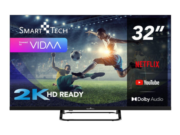 Smart-Tech 32HV02V TV 81,3 cm (32") HD Smart TV Wi-Fi Nero 180 cd/m²