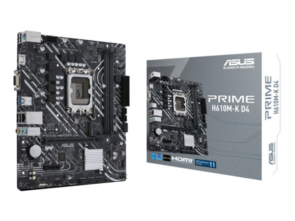 ASUS PRIME H610M-K D4 Intel H610 LGA 1700 micro ATX