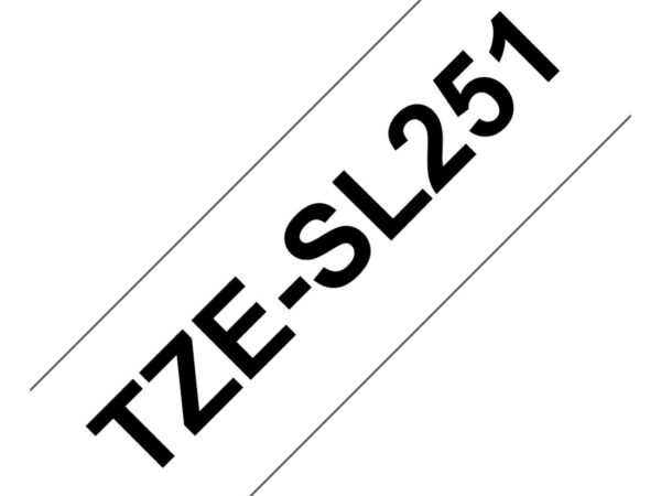 Brother TZESL251 nastro per etichettatrice Nero su bianco