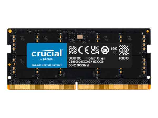 Crucial CT48G56C46S5 memoria 48 GB 1 x 48 GB DDR5 5600 MHz Data Integrity Check (verifica integrità dati)