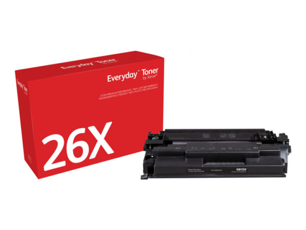 Everyday Toner  di Xerox Nero compatibile con HP 26X (CF226X), Alta capacità